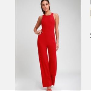 Red sleeveless Lulus jumper